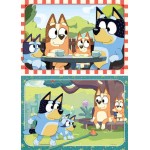 12 pc Ravensburger Puzzle - Bluey Family Time 2x12 pc
